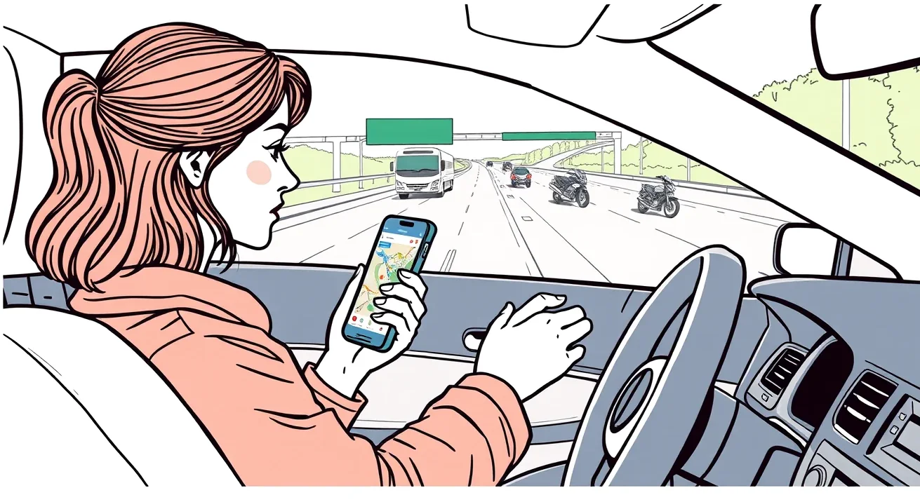 Detailný pohľad na tachometer auta s počítadlom najazdených kilometrov
