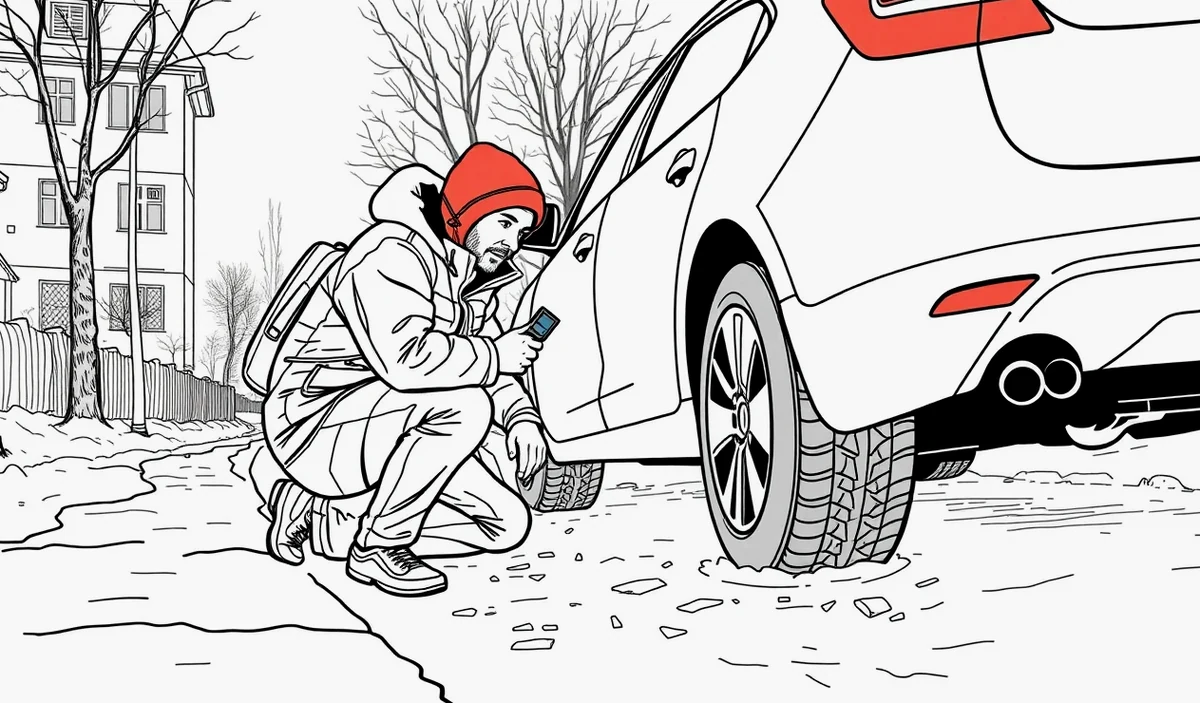 Odtahová služba nakladá nepojazdné auto v zasneženom horskom teréne