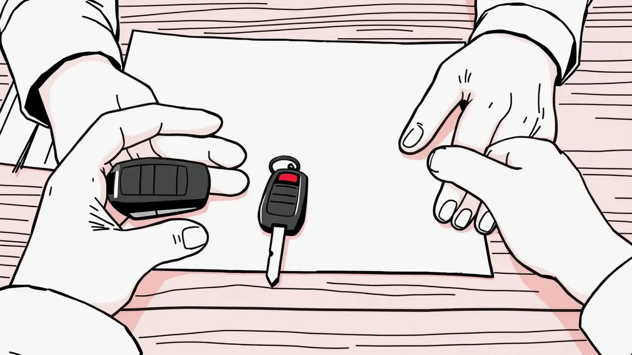 Policajná hliadka vyšetruje nahlásené odcudzenie motorového vozidla na parkovisku