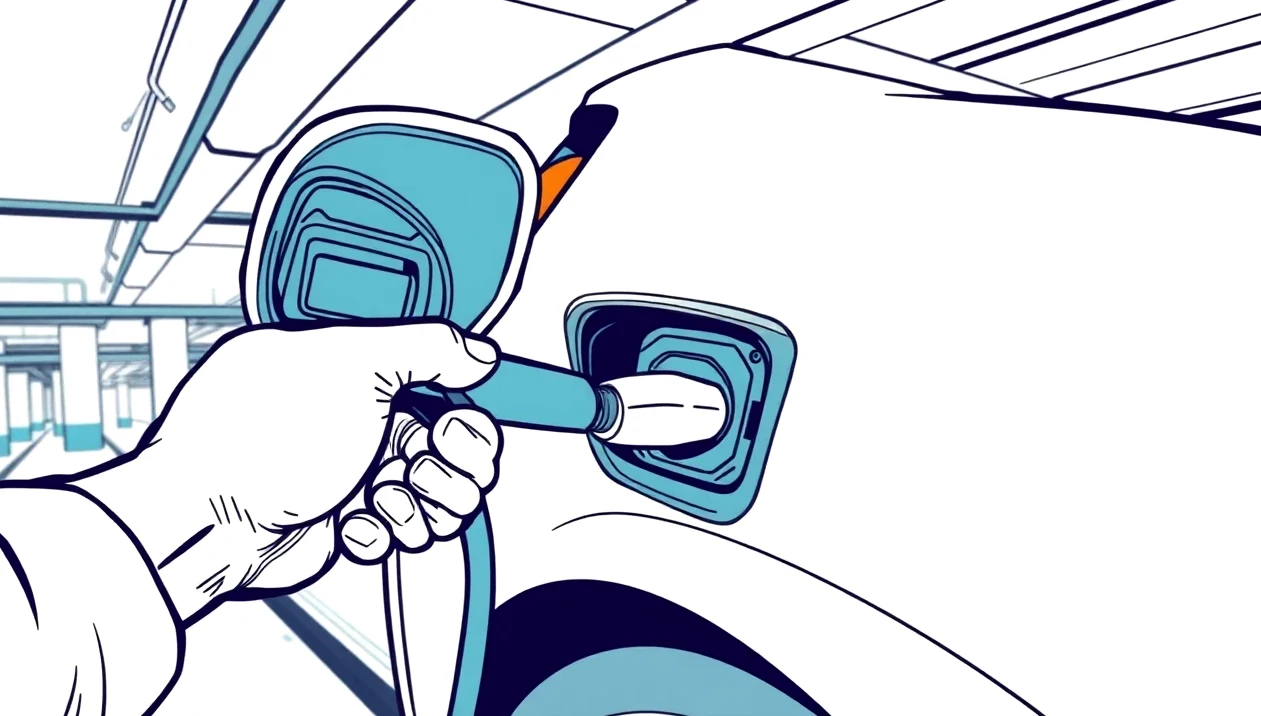 Žlté odťahové vozidlo nakladá nepojazdný elektromobil na celistvú hydraulickú plošinu