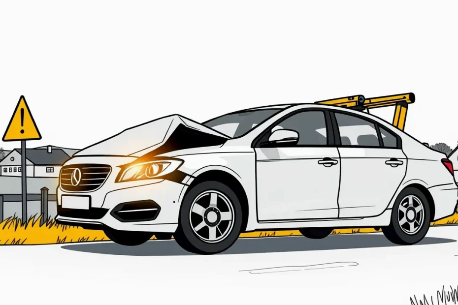 Mechanik v autoservise kontroluje zavesenie kolies a poškodené rameno nápravy na zdviháku