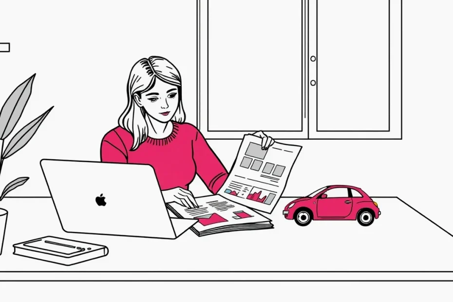 Odstavené osobné auto so zapnutými výstražnými svetlami v núdzovom zálive diaľničného tunela