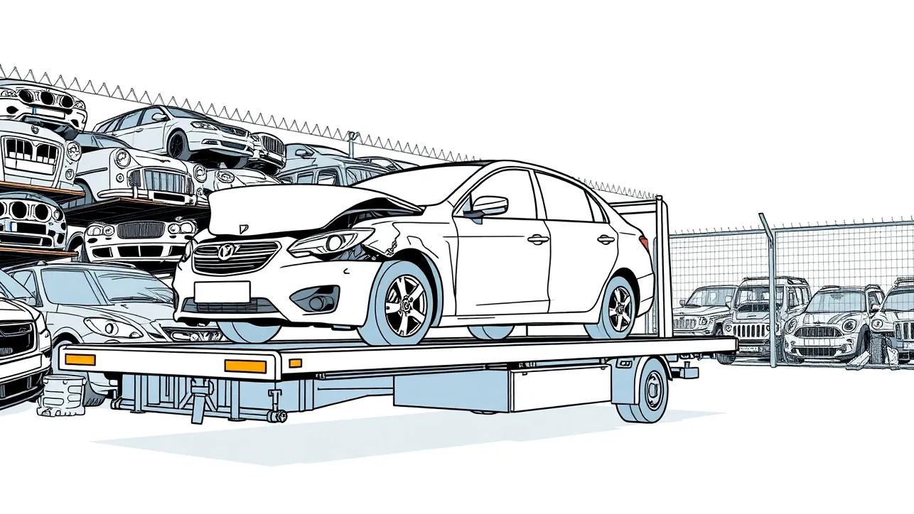 Prijímací technik v autoservise porovnáva faktúru za náhradné diely s rozpočtom poisťovne