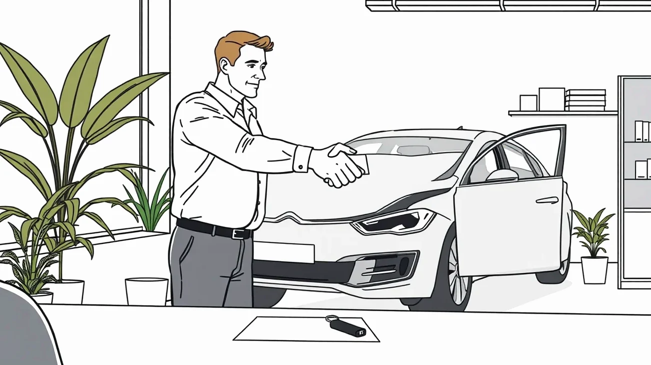 Detail výmeny poškodených autodielov za nové originálne súčiastky na zdviháku v dielni