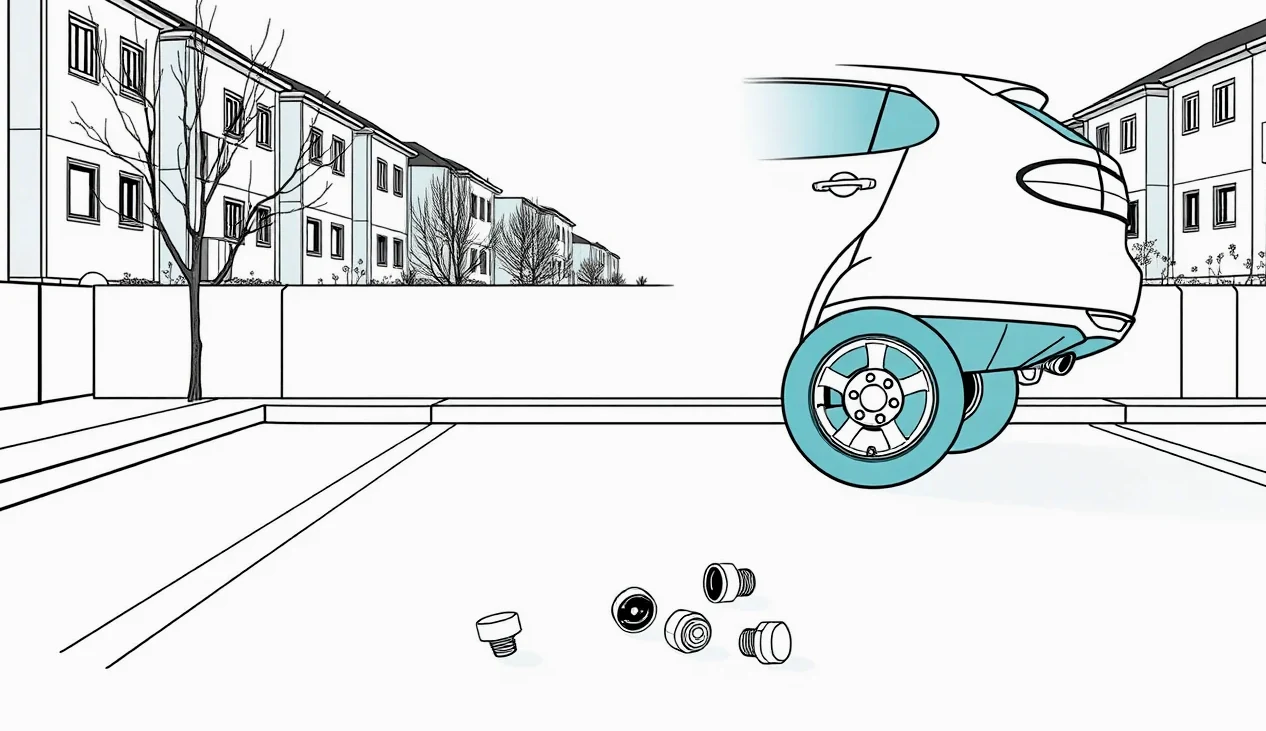 Mechanik montuje zliatinový disk s novou nízkoprofilovou pneumatikou v autoservise