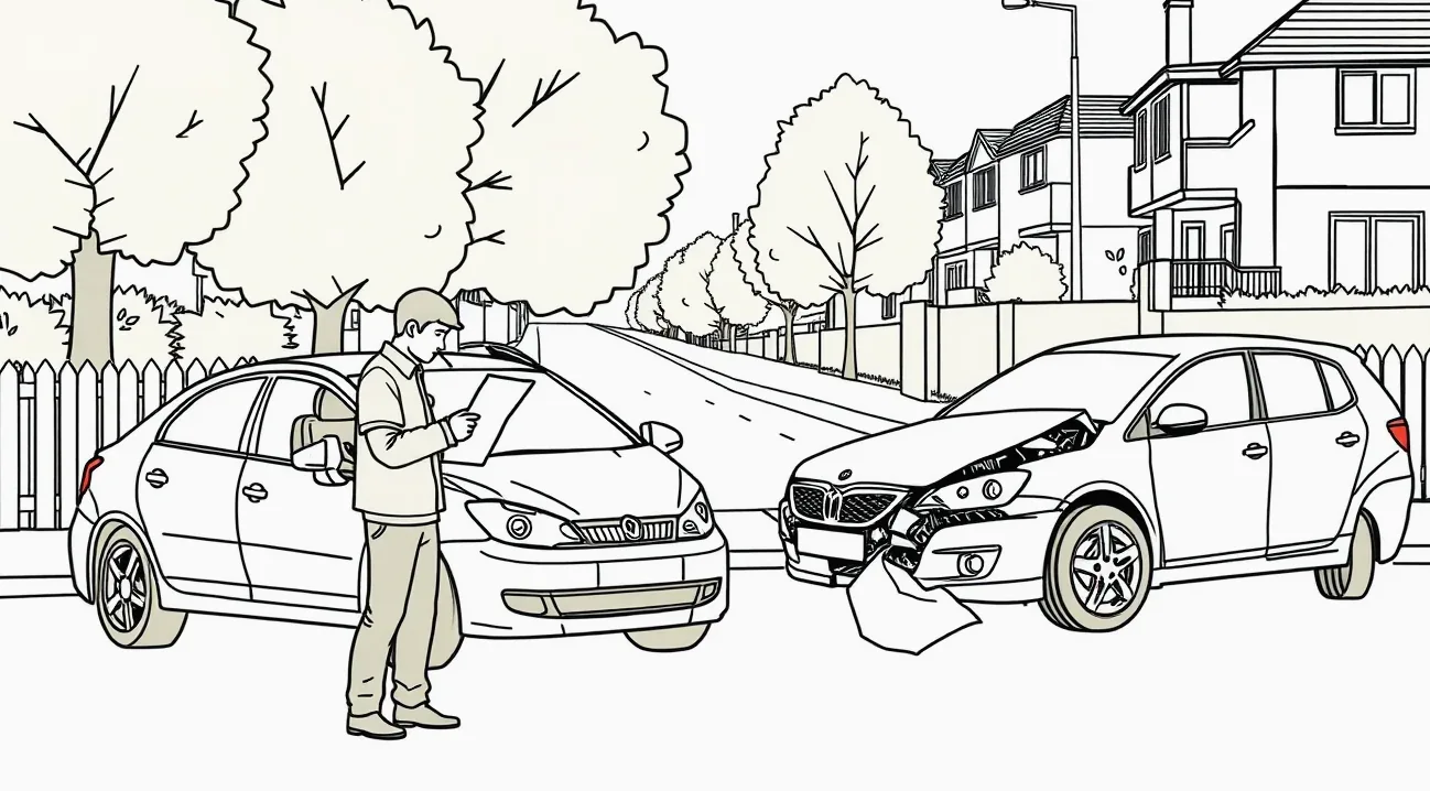 Nový majiteľ vozidla kontroluje zmluvu a bielu kartu pred prvou jazdou z autobazára