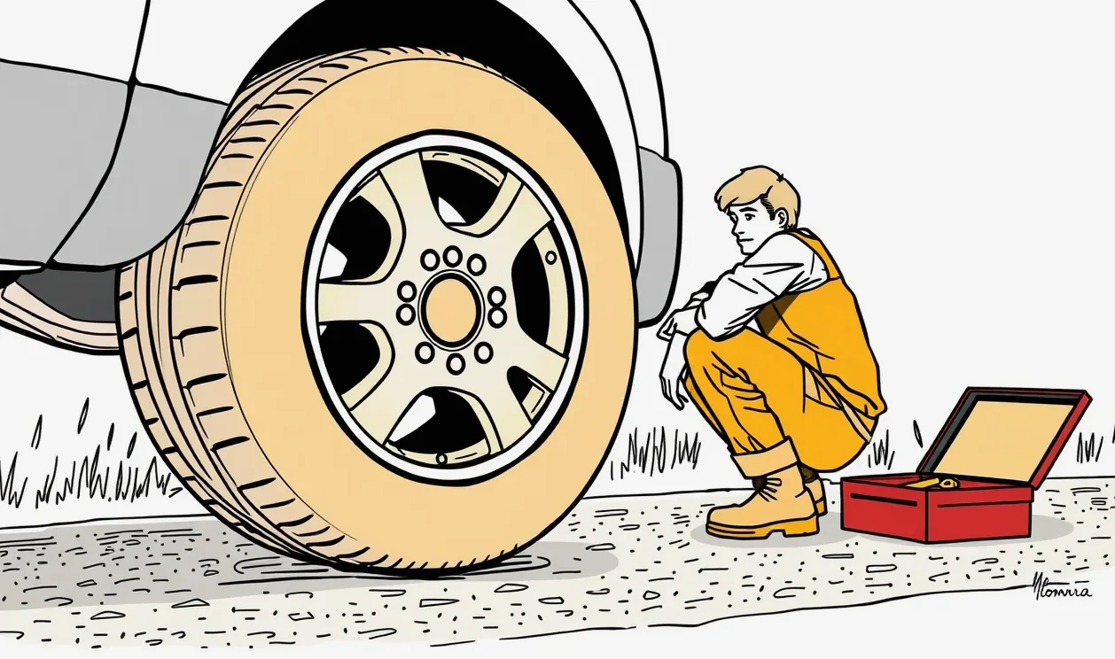 Žlté odťahové vozidlo nakladá nepojazdné osobné auto na diaľničnej krajnici
