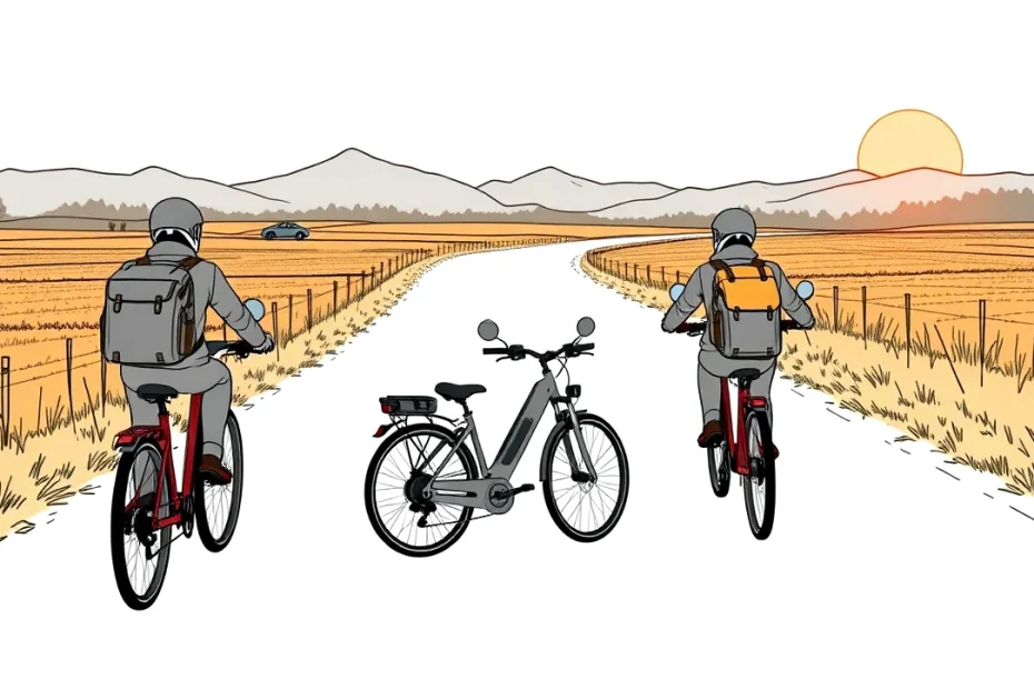 Detailný pohľad na elektromotor a ovládacie prvky moderného horského elektrobicykla