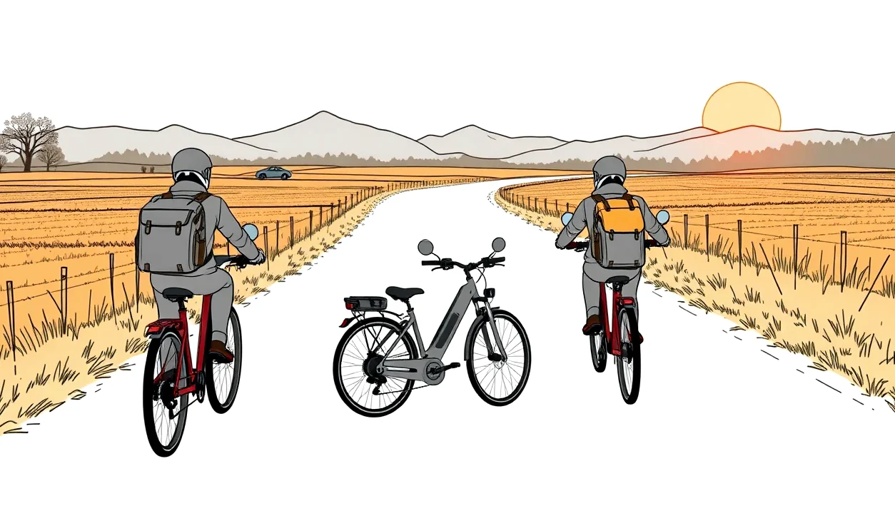 Detailný pohľad na elektromotor a ovládacie prvky moderného horského elektrobicykla
