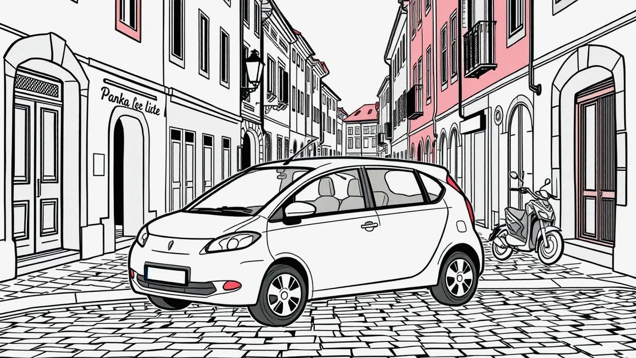 Mechanik kontroluje pod kapotou motor úžitkového vozidla Fiat Doblo