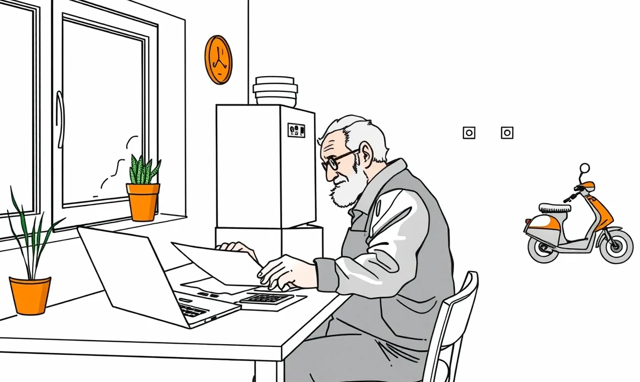 Detail kontroly technického stavu a pneumatík traktora na stanici technickej kontroly
