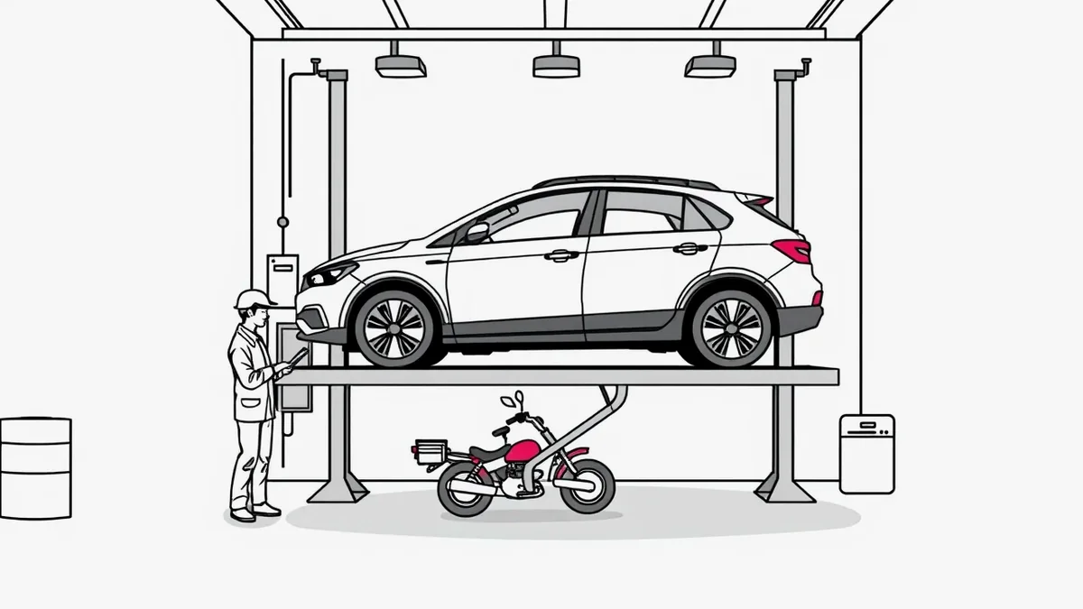 Pohľad na identifikačné číslo vozidla VIN vyrazené na karosérii automobilu