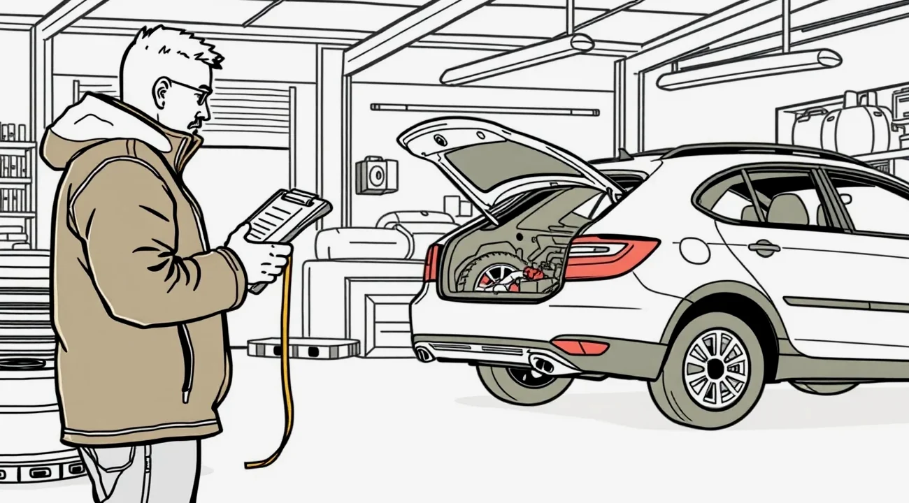 Srnčia zver stojaca pri ceste pred reflektormi automobilu v nočných hodinách