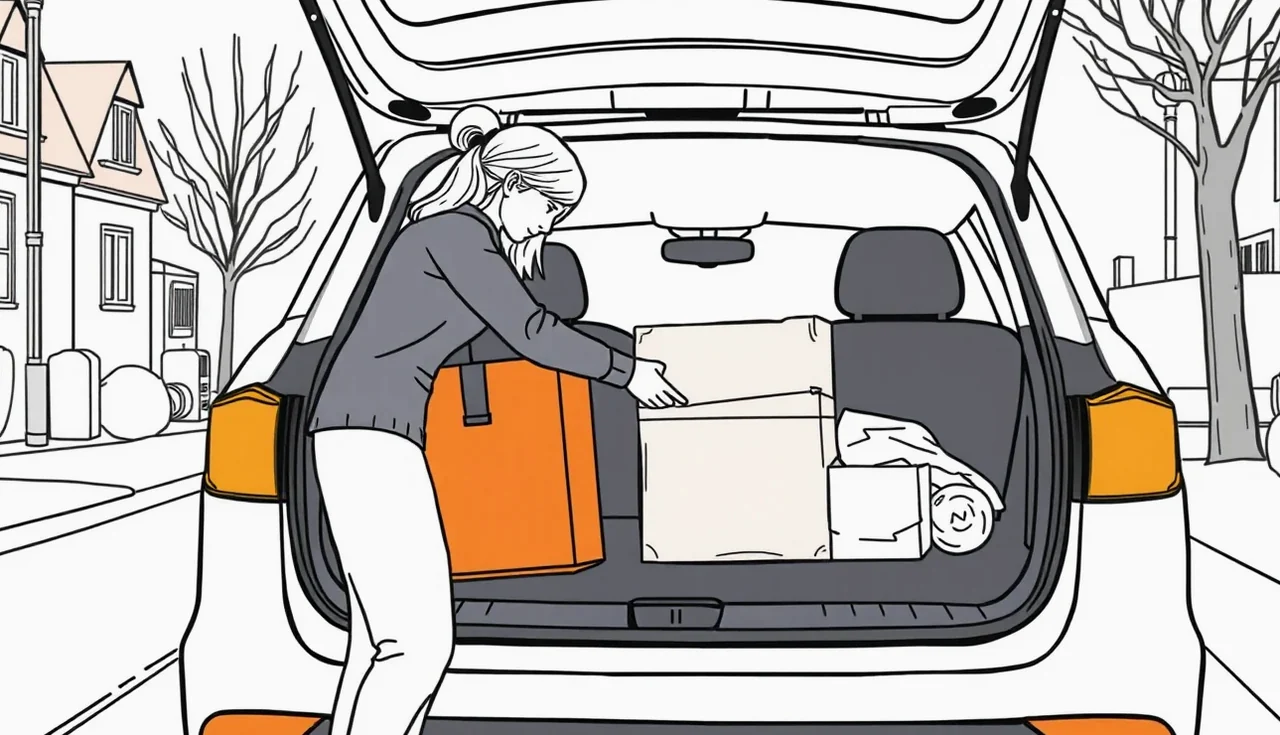 Zaplavená kabína motorového vozidla s nánosom blata na kobercoch po prívalovom daždi