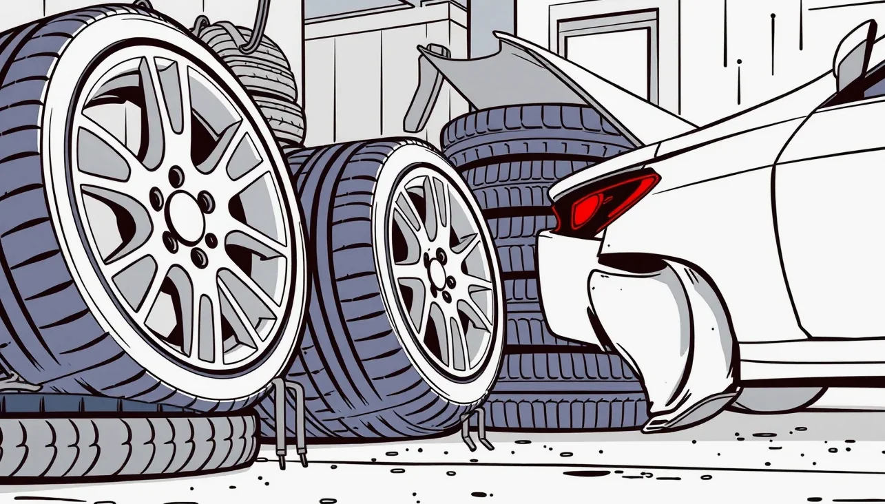 Detail pevne zapojenej autokamery skrytej za spätným zrkadlom na čelnom skle