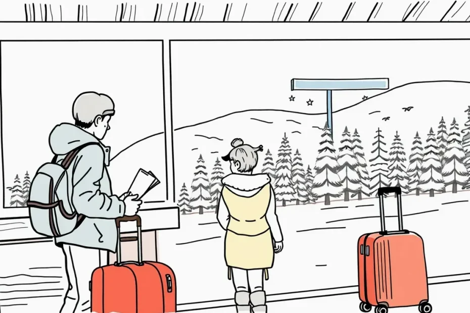 Lyžiar na upravenej talianskej zjazdovke v Dolomitoch kontroluje doklady